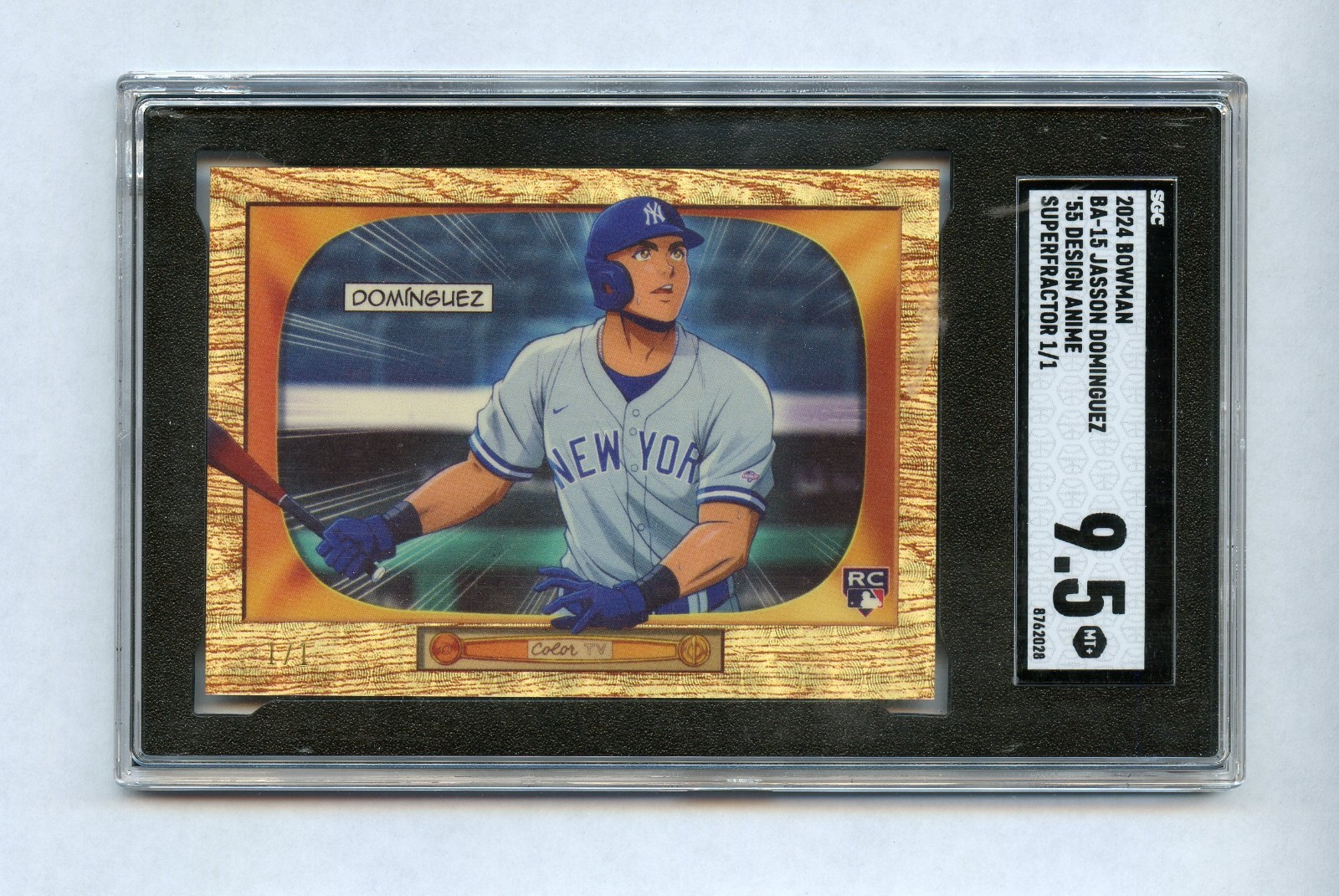 JASSON DOMINGUEZ 2024 BOWMAN 1955 Anime Rookie Superfractor 1/1 SGC 9.5