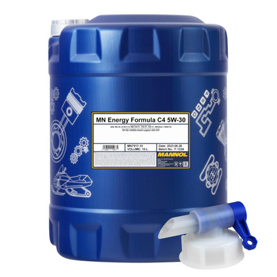 MANNOL Motoröl 5W-30  Energy Formula C4 ACEA C4 MB 226.51 20L + Auslaufhahn 