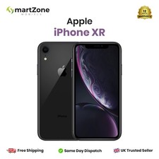 Apple iPhone XR 64GB/128GB 4G Unlocked Black iOS Smart Phone Pristine A++