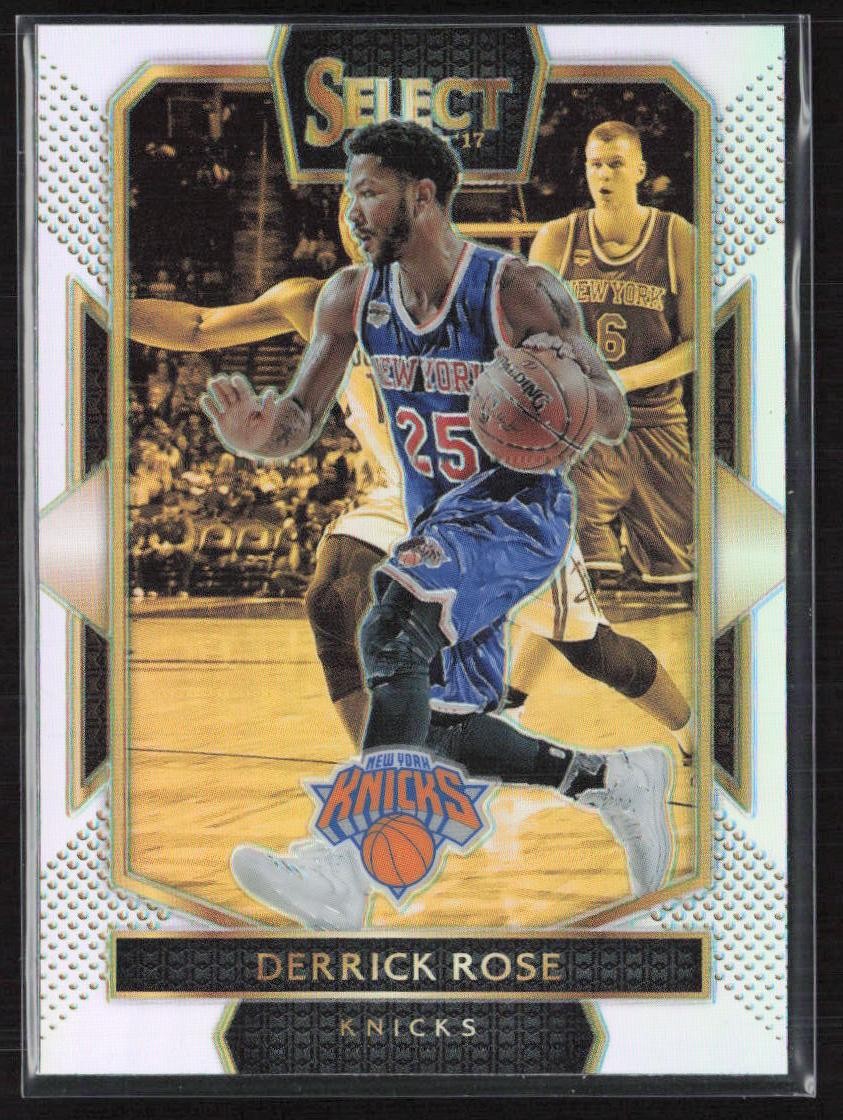 2016-17 Panini Select Silver Prizms Derrick Rose #243 New York Knicks