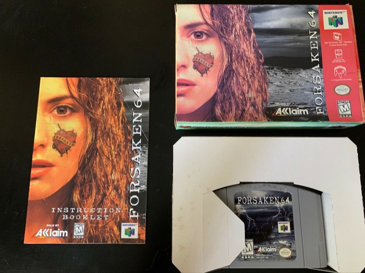 Forsaken 64 (Nintendo 64, 1998 N64) with Box and Manual