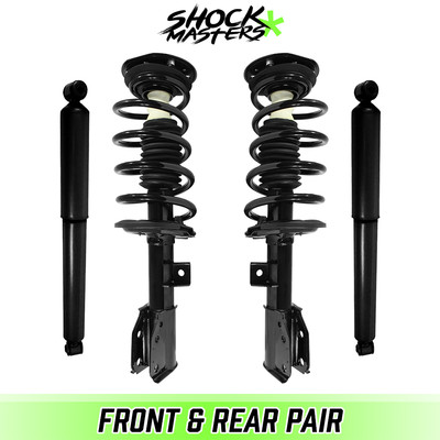 Shoxtec Front Pair Complete Struts Assembly Replacement for 2010-2017 GMC Terrain 2012-2012 Chevrolet Captiva Sport Coil Spring Shock Absorber Repl. part no 372527 372526, Struts - Canada