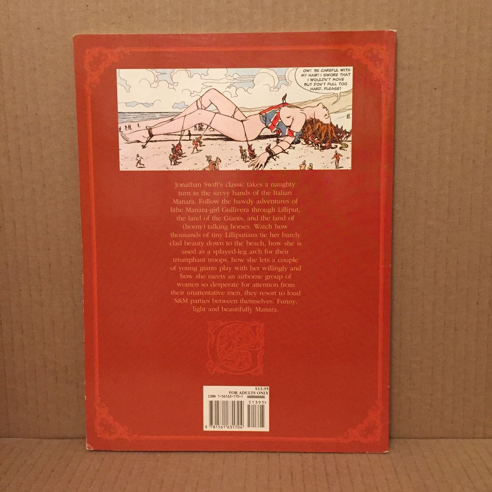 Gullivera by Milo Manara * 1996 Eurotica Trade Paperback * Good Cond
