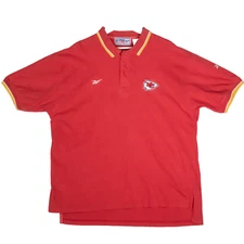 Vintage 90's Kansas City Chiefs Apex One Pro Line Polo Size XL
