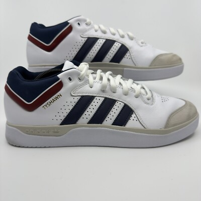 #ad Adidas Tyshawn Jones Top Ten 10 Low Sneakers Mens 11 Leather Shoes White Lace Up $38.67