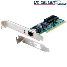 Gigabit Ethernet LAN Low Profile PCI Network Controller Card 10/100/1000