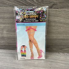 Electric Party Leg Wraps Adult Costume Accessory Halloween Dress Up Cosplay