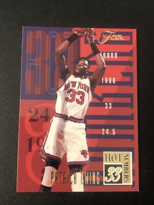 1994-95 Flair Hot Numbers Patrick Ewing #3