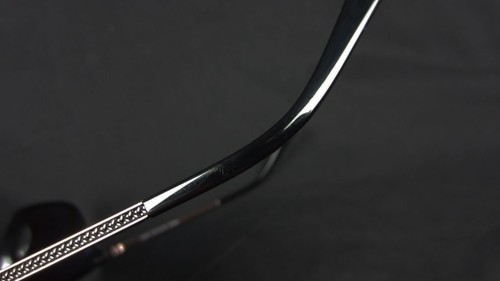 John Varvatos V790 Square Sunglasses Black Frame Green Lenses Keyhole 55mm - Picture 6 of 8