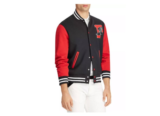 polo ralph lauren p wing baseball jacket