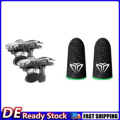 1 Pair Phone Game Trigger PUBG Mobile Controller Joystick Button Shooters Deu