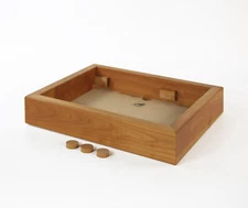 Massive wooden case for Thorens TD 125 and 125 MKII turntable