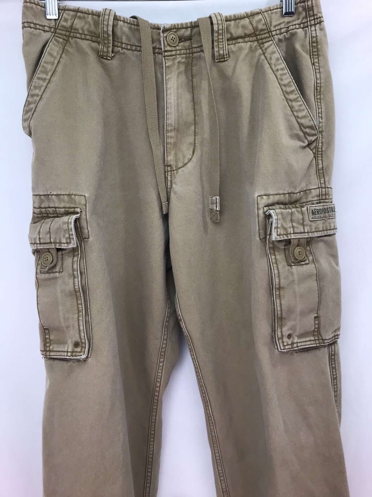 Aeropostale Men 32x29 Surplus Airborne Division Khaki Cargo