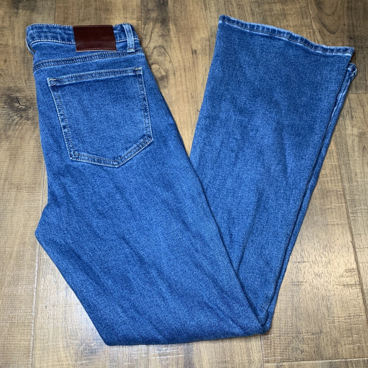 Womens jeans with fringe on best sale bottom
