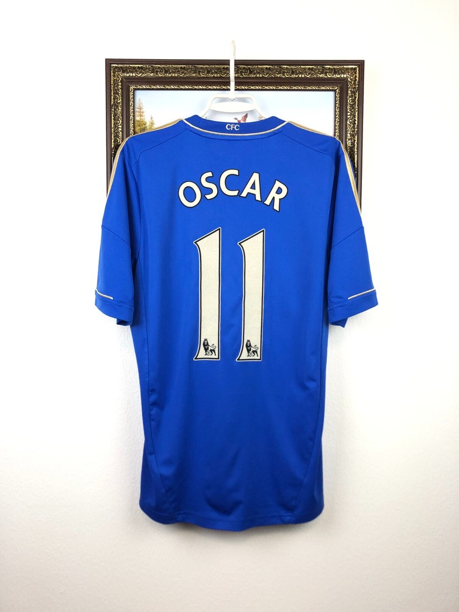 チェルシー OSCAR 11 長袖 シャツ オスカー Chelsea Home football shirt 2012 Soccer #11 Oscar Adidas Mens