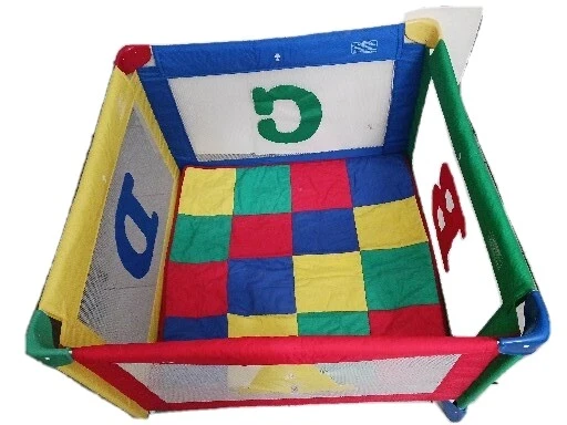 Vintage Graco Pack N Play Infant Baby Toddler Portable Playpen Yard ABCD Red... - Image 3 of 4