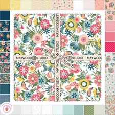Kimberbell VINTAGE FLORA  42- 5" Charm squares Quilting Fabric Maywood