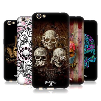 OFFIZIELLE ALCHEMY GOTHIC SCHAEDEL SOFT GEL HANDYHÜLLE FÜR OPPO HANDYS