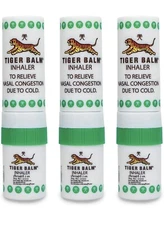 3 bottles x Tiger Balm Inhaler Menthol Relieve Nasal