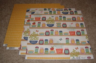 Carta Bella 12x12 Double Sided Scrapbook Papers(4 ~ Our House.....Herbs/Seasons