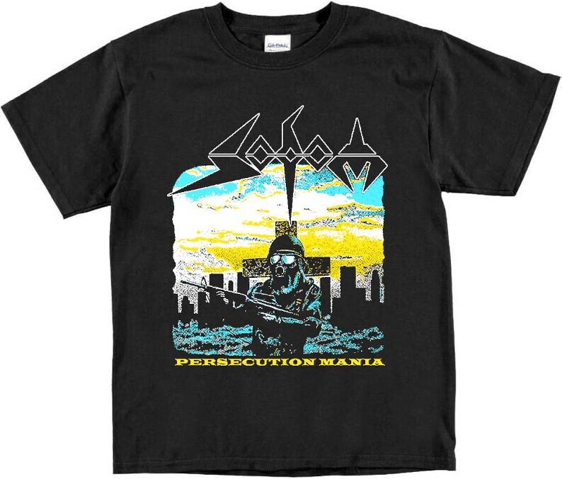 Sodom Men's Persecution Mania T-Shirt - Black, 100% Cotton, Band Merchandise Tee - View #4