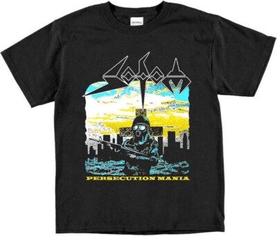 Sodom Persecution Mania T Shirt Vintage Thrash Metal Dark Angel 