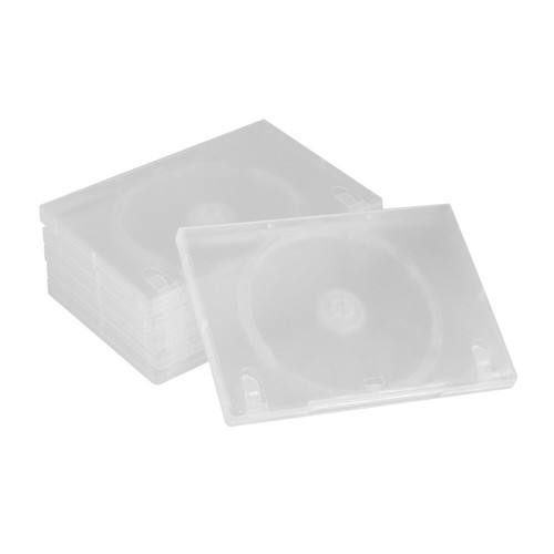 6PCS CD Storage Box Transparent DVD Case CD Package Portable for Home Cinema - - Photo 2/12
