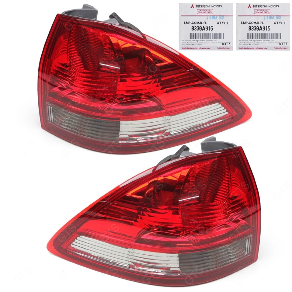 Rear Tail Light Lamp Left + Right Fits 2010-2015 Mitsubishi Montero Sport Pajero Foto 2 de 4