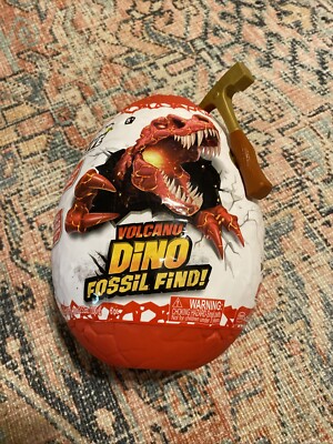 RARE Zuru Robo Alive Volcano Dino Fossil Find Dig Build Lava Magma Sand Slime