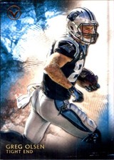 2015 Topps Valor #143 Greg Olsen CAROLINA PANTHERS MIAMI HURRICANES Fox Sports