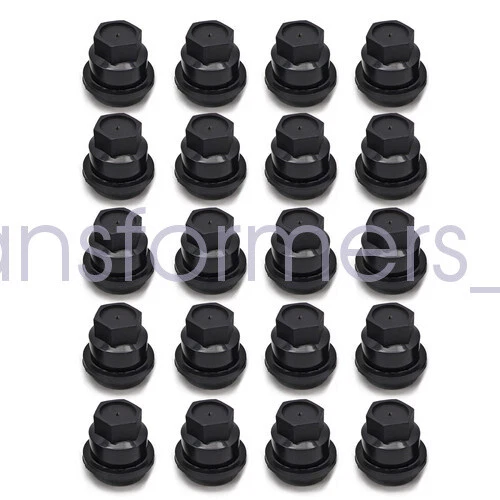 FIT CHEVROLET S10 BLAZER GMC JIMMY SONOMA 200 PIEZAS TAPA TUERCA NEGRA EE. UU. Foto 4 de 4