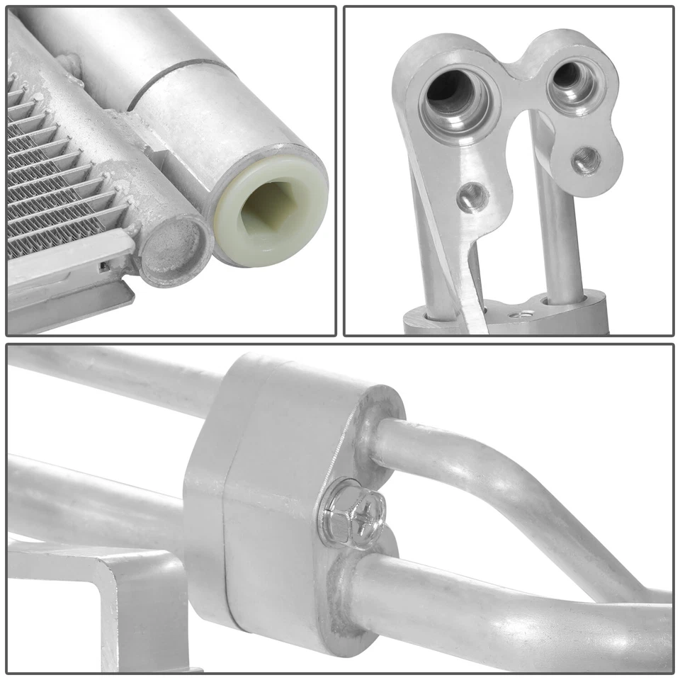 For 2013-2016 Hyundai Genesis Coupe 3.8L Factory Style Aluminum A/C Condenser - Image 4 of 4