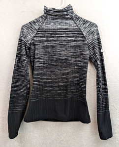 Nike sz XS Hyperwarm space dyed Fleece lined Training Top turtleneck 1147