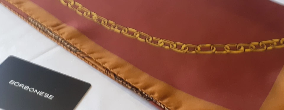 BF7 FOULARD donna BORBONESE - SCONTO 60% - Made in Italy - Immagine 3 di 4