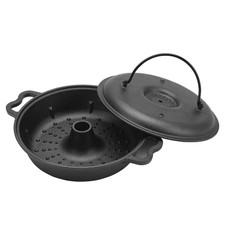 Roasted Sweet Potato Pan Cast Iron Camping Oven Roasting Pot Baking Pan Skillet