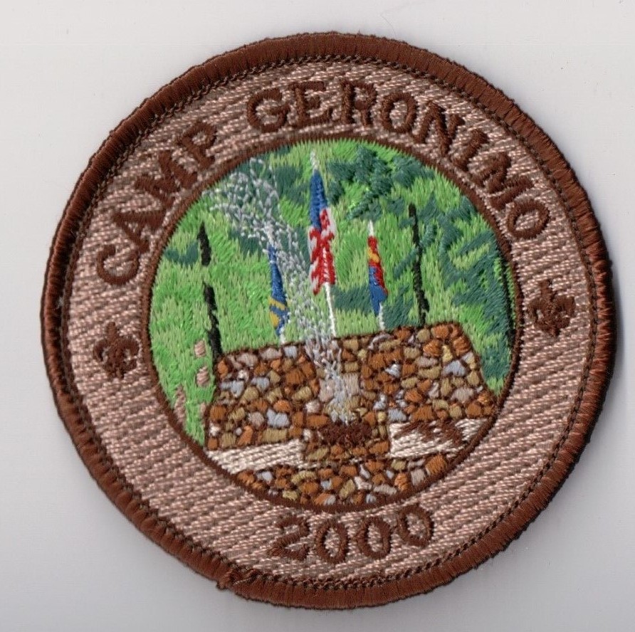 Boy Scout Patch, Camp Geronimo 2000, Theodore Roosevelt Council Arizona