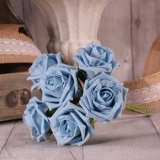 WEDDING EVENT DÉCOR FLORAL DÉCOR FOAM ROSE FLOWER BUNCH SMALL VARIOUS COLOURS