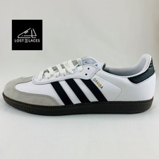 9.5 - adidas Samba RM White Black Gum 