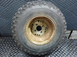 95 Polaris Xplorer 300 4x4 Rear Left Rim Wheel Tire Package 
