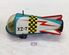 1950s Vintage XZ-7 Aircraft Plane Tin Toy Kids Props Japan Collectible Toy451