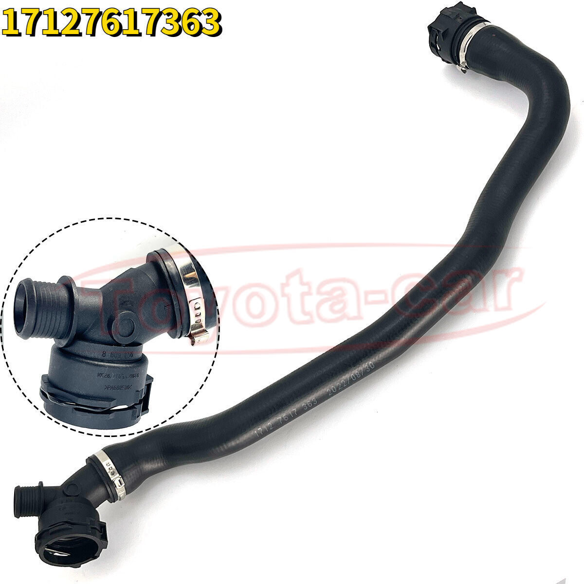17127617363 Radiator Hose Rubber Hose For BMW 1/2 Series MINI X1  
