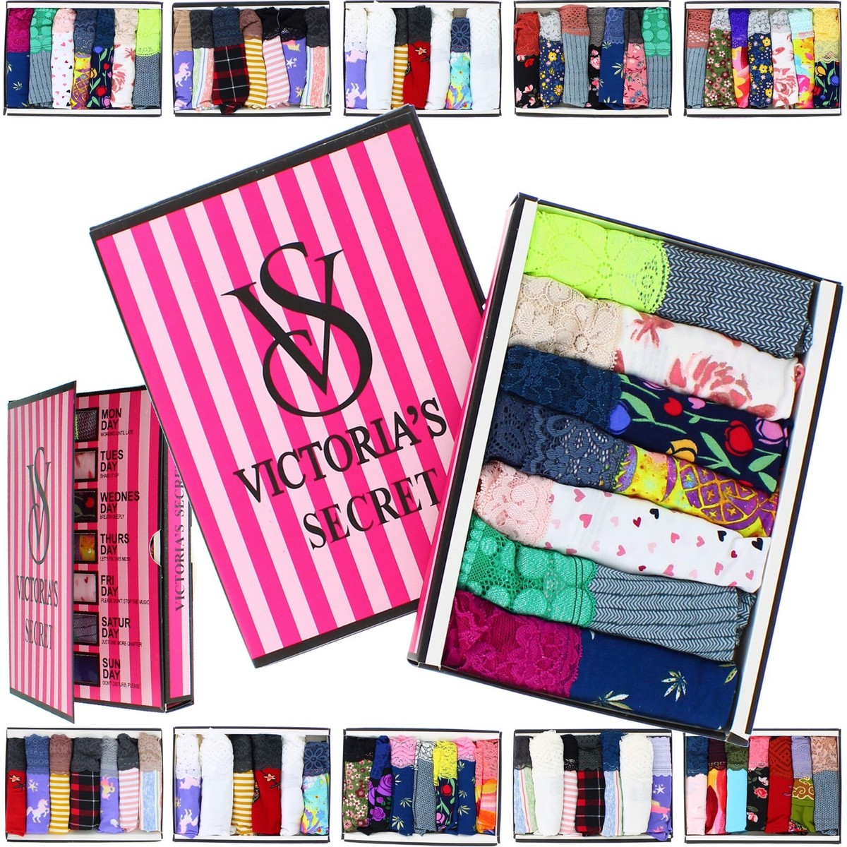 Victoria's Secret Panties, 7-Day Mystery Pack Bikini, Assorted