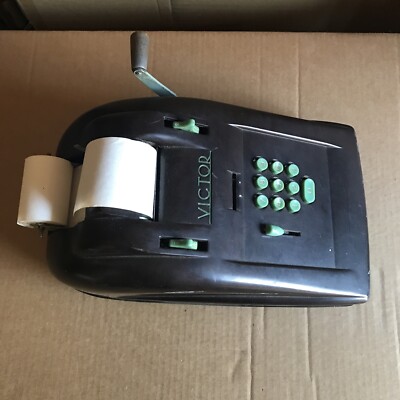 Vintage Victor 1940 10 key Bakelite Calculator. Nice Vintage