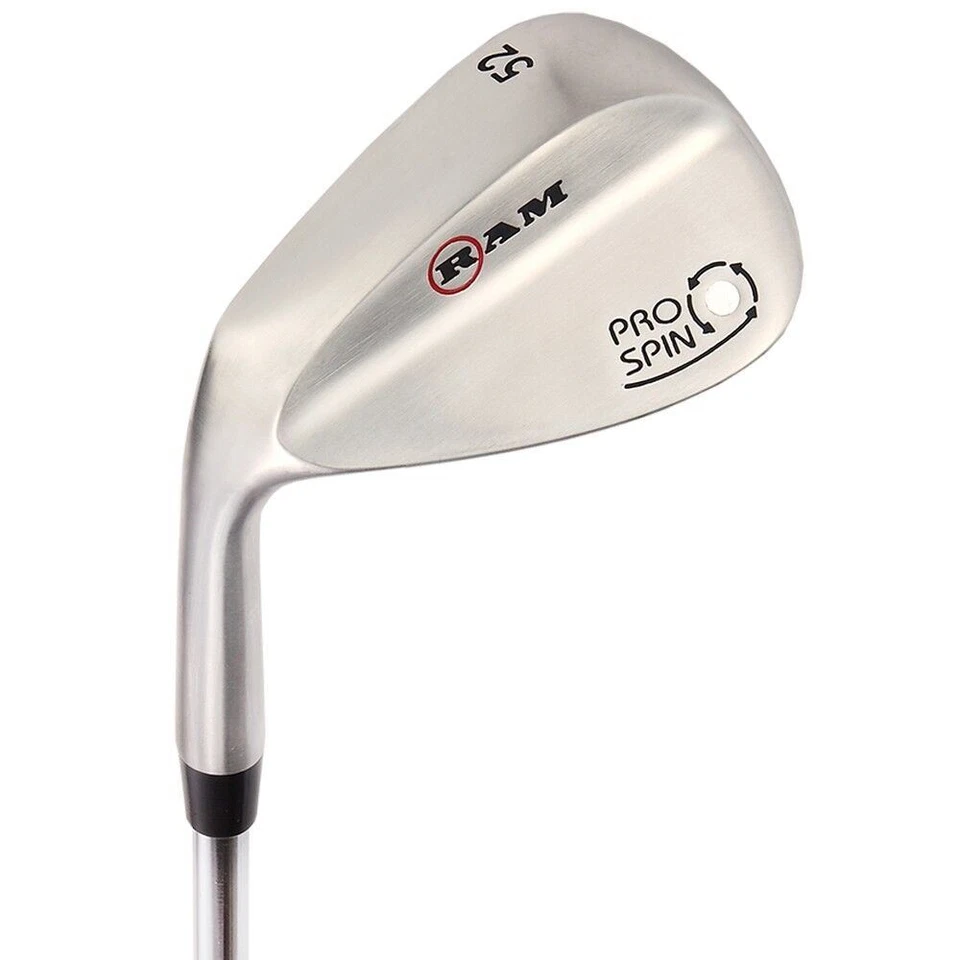 Ram Golf Pro Spin Stainless Wedge Set - 52, 56, 60 Wedges - Mens Left Hand - Image 2 of 4