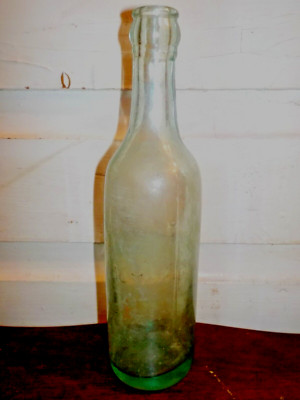 古いガラス瓶 ANTIQUE AQUA GLASS BOTTLE Marked on Bottom B.B.B. 625 | eBay