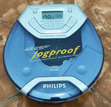 VTG Philips Jogproof Portable CD Player 45 ESP 4 Model AX5011/17- For Parts Only