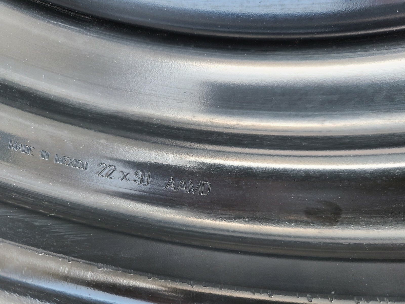 Image 51 - 22” GM Transport OEM factory wheels Transit steel black rims GMC Cadillac chevy