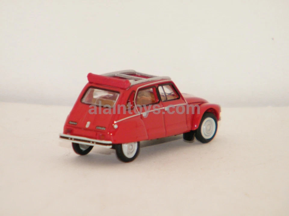 CITROËN DYANE DÉCOUVERTE ROUGE BREKINA 1/87 Réf 14261 - Photo 3/4