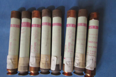 NOS Lot of 8 Gould Shawmut Tri-Onic TRS1-1/4R  1.25 Amp FUSE 600V Class RK5