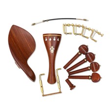 Rosewood Hollow Copper Bead Accessories Set for Violin